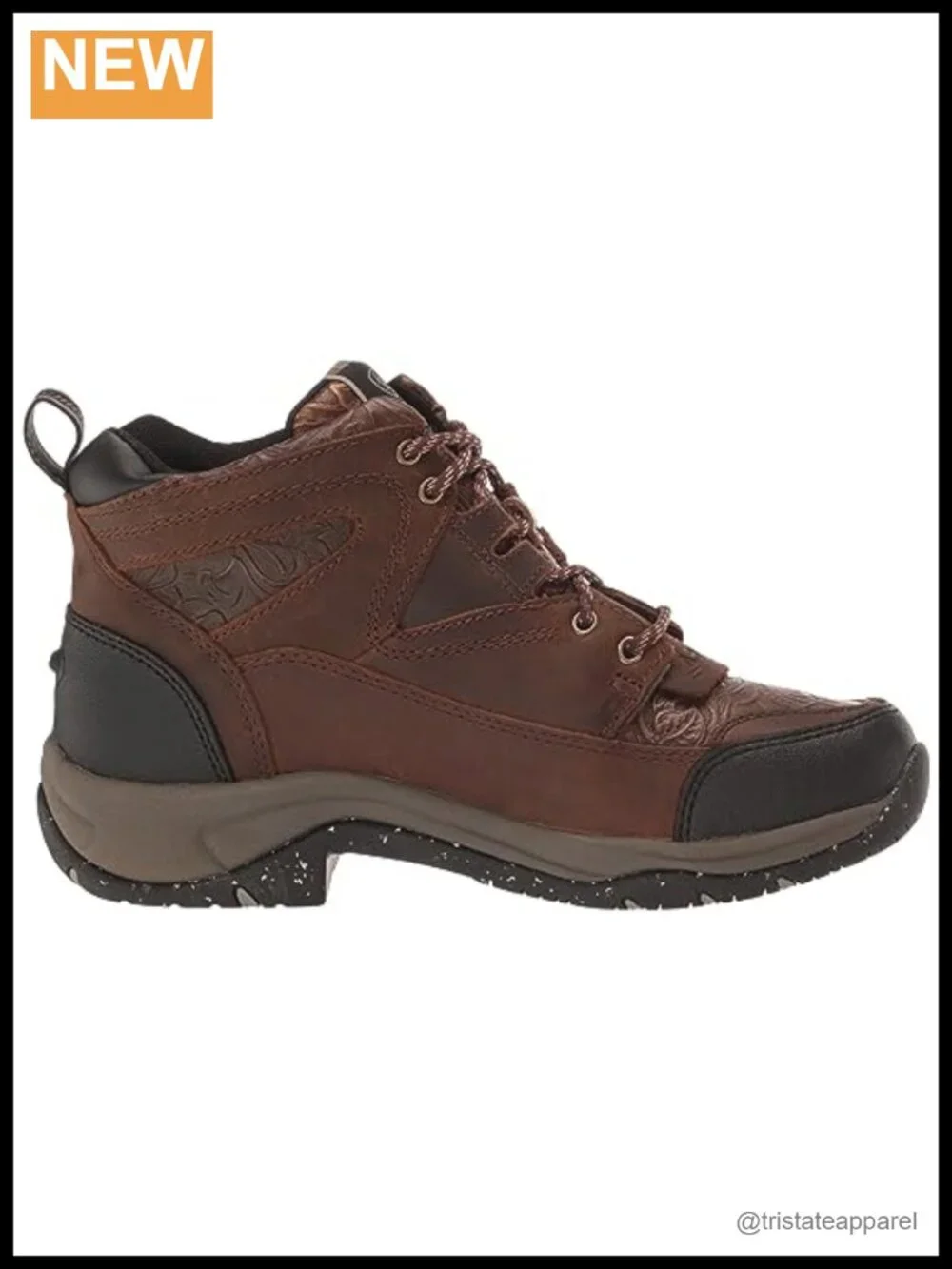 ARIAT Women's Terrain Eco Hiking Boots, Waterproof Leather, Lace-Up Ankle